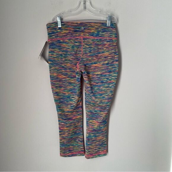 Ideology Women’s Mid Rise Fitted Crop Colorful Leggings XS - Picture 3 of 4